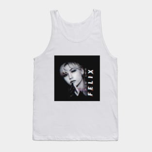 SK Felix Dark Glitch Effect Tank Top